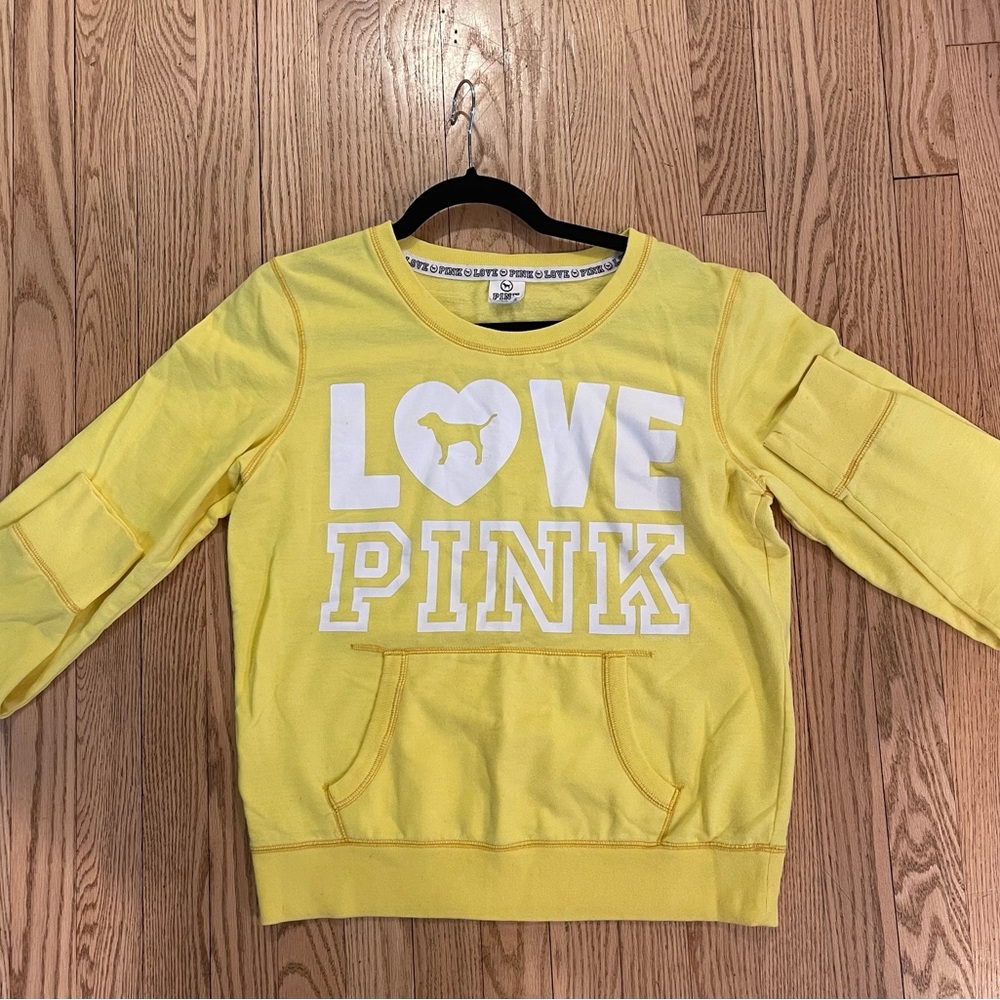 VS pink sweatshirt